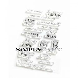 Simply Graphic Hello Stamp Set