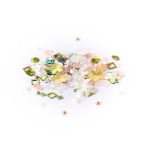 Alexandra Renke Sequin mix 'Limited Edition flowers mother-of-pearl 2'