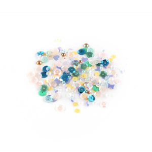 Alexandra Renke Sequin Mix 'limited edition flowers light blue'