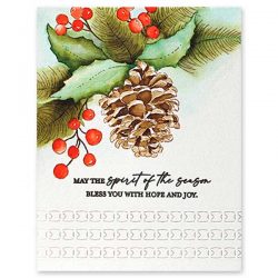 Penny Black Pinecone Poetry Stamp
