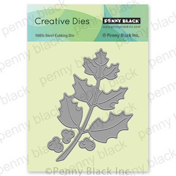 Holly Frame - Penny Black Creative Dies - A Cherry On Top