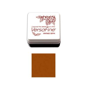 VersaFine Mini Ink Pad – Vintage Sepia class=
