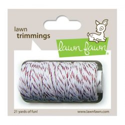 Lawn Fawn Trimmings Sparkle Hemp Cord - Red Sparkle