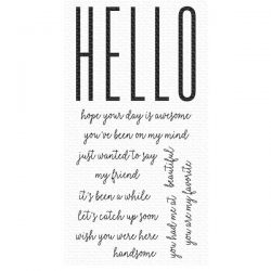 My Favorite Things How to Say Hello Stamp Set