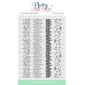 Pretty Pink Posh Halloween Borders Stamp <span style="color:red;">Preorder–more very soon</span>