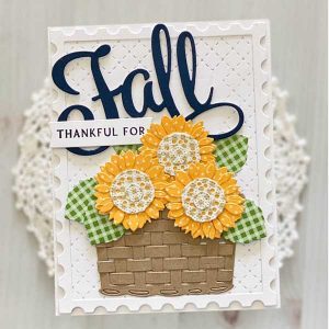 Papertrey Ink Larger Than Life: Fall Sentiments Stamp class=