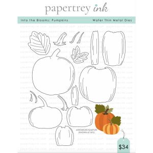 Papertrey Ink Into The Blooms: Pumpkins Die