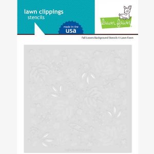 Lawn Fawn Fall Leaves Background Stencils