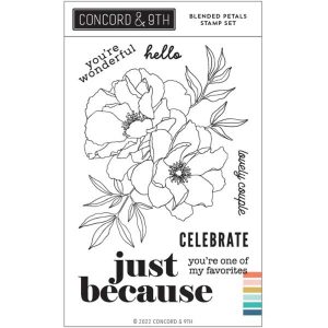 Concord & 9th Blended Petals Stamp