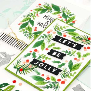 Concord & 9th Boughs & Holly Stamp class=