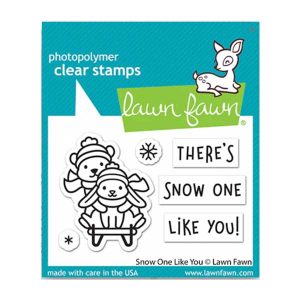 Lawn Fawn Snow One Like You Stamp