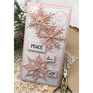 Papertrey Ink Larger Than Life: Peace Sentiments Stamp class=