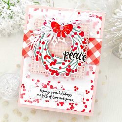 Papertrey Ink Merry Berry Wreath Stamp