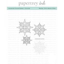 Papertrey Ink Layered Snowflakes: Crystal Die