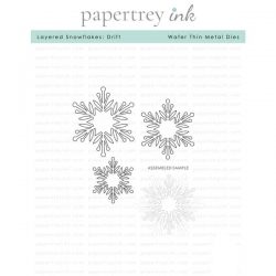 Papertrey Ink Layered Snowflakes: Drift Die