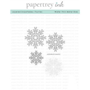 Papertrey Ink Layered Snowflakes: Flurries Die