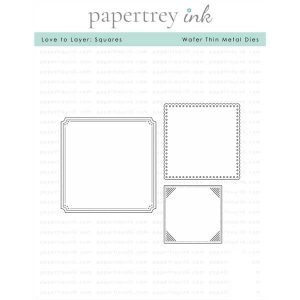 Papertrey Ink Love To Layer: Squares Die