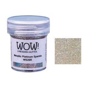 WOW! Metallic Platinum Sparkle Embossing Glitter