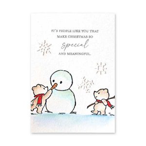 Penny Black Snow Cute Stamp class=