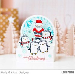 Pretty Pink Posh Penguin Pals Stamp