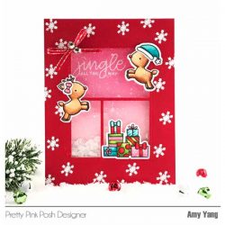 Pretty Pink Posh Reindeer Friends Stamp Set