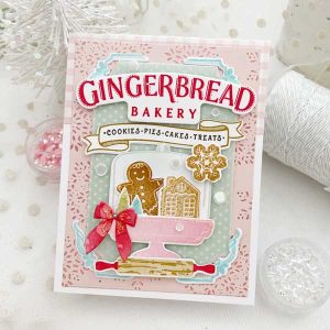 Papertrey Ink Gingerbread Bakery Stamp class=