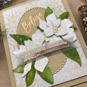 Papertrey Ink Larger Than Life: Believe Sentiments Stamp class=