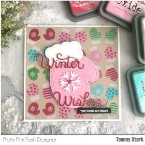 Pretty Pink Posh Winter Wishes Dies class=