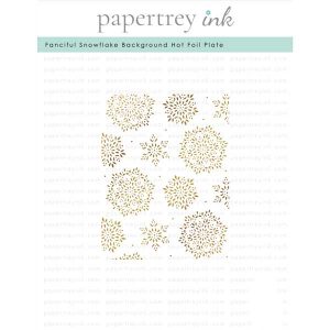 Papertrey Ink Fanciful Snowflake Background Hot Foil Plate