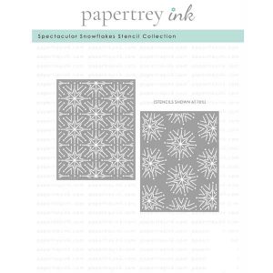 Papertrey Ink Spectacular Snowflakes Stencil Collection