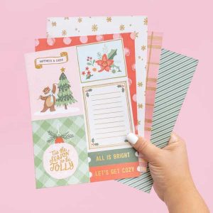 Crate Paper Mittens & Mistletoe Paper Pad class=