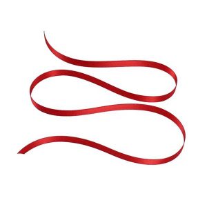 Red Satin Ribbon – 1/8″