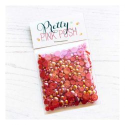 Pretty Pink Posh Ruby Red Pearls