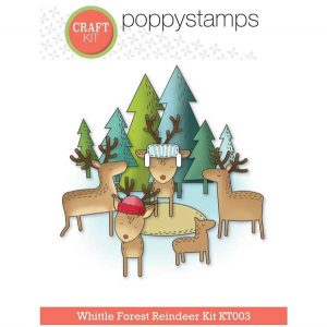 Poppystamps Whittle Forest Reindeer