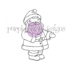 Purple Onion Designs Mr. Santa Claus Stamp