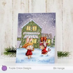 Purple Onion Designs Santa Workshop Stamp
