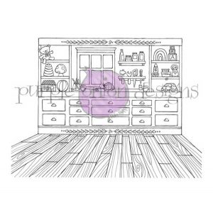 Purple Onion Designs Toy Workshop Stamp