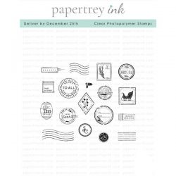Papertrey Ink Deliver by December 25th Stamp