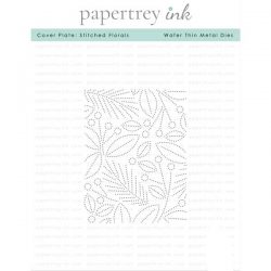 Papertrey Ink Cover Plate: Stitched Florals Die