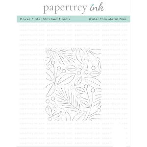 Papertrey Ink Cover Plate: Stitched Florals Die