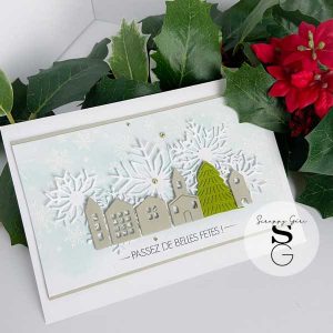Simply Graphic Christmas Village Die Set class=