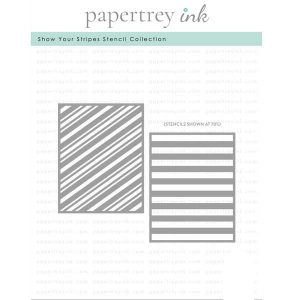 Papertrey Ink Show Your Stripes Stencil Collection