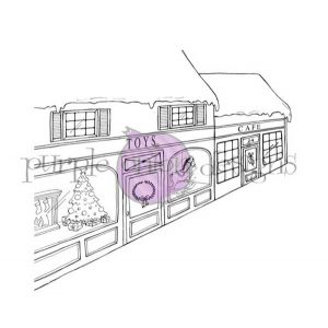 Purple Onion Designs Toy Store Background Stamp