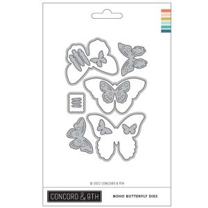 Concord & 9th Boho Butterfly Die Set
