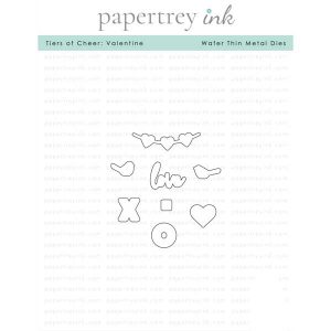 Papertrey Ink Tiers of Cheer: Valentine Die