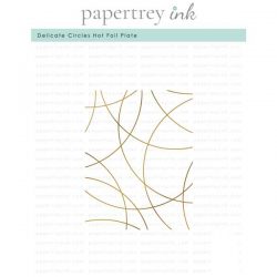 Papertrey Ink Delicate Circles Hot Foil Plate