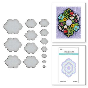 Spellbinders Essential Floral Reflection Etched Dies class=