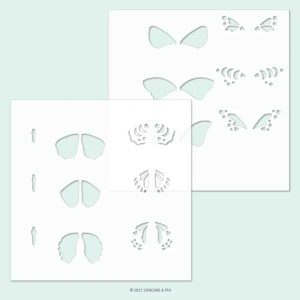 Concord & 9th Boho Butterfly Stencil Pack