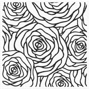 My Favorite Things Roses All Around Background Stamp
