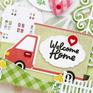 Papertrey Ink Welcome to the Neighborhood: On the Move Stamp class=